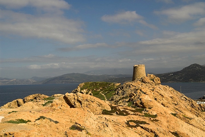 Genoese tower in Ile Rousse